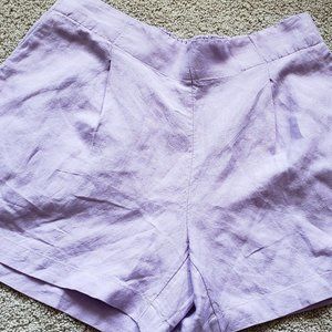 New Ann Taylor loft shorts linen blend pockets xs fit larger